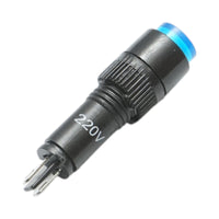 Indicatore di segnale industriale LED blu 220V Ø 8mm Breckner Germany