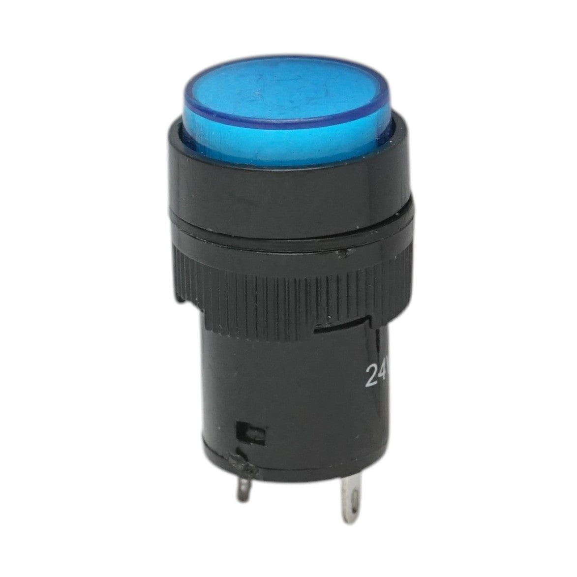 Indicatore di segnale industriale LED blu 24V Ø 16mm Breckner Germany