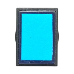 Indicatore di segnale industriale LED blu 24V Ø 16mm quadrato Breckner Germany