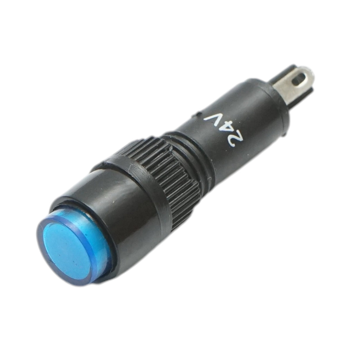 Indicatore di segnale industriale LED blu 24V Ø 8mm Breckner Germany