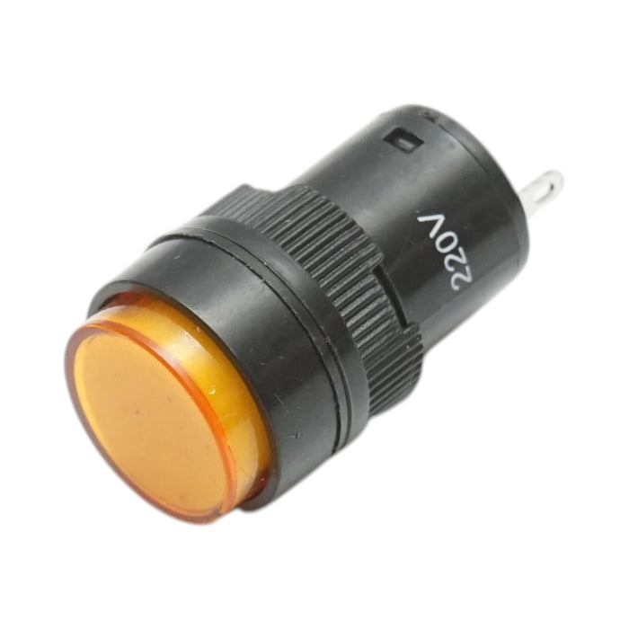 Indicatore di segnale industriale LED giallo 220V Ø 16mm Breckner Germany