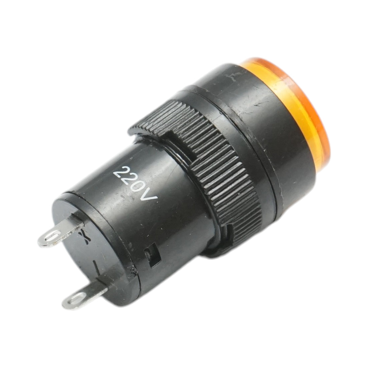 Indicatore di segnale industriale LED giallo 220V Ø 16mm Breckner Germany