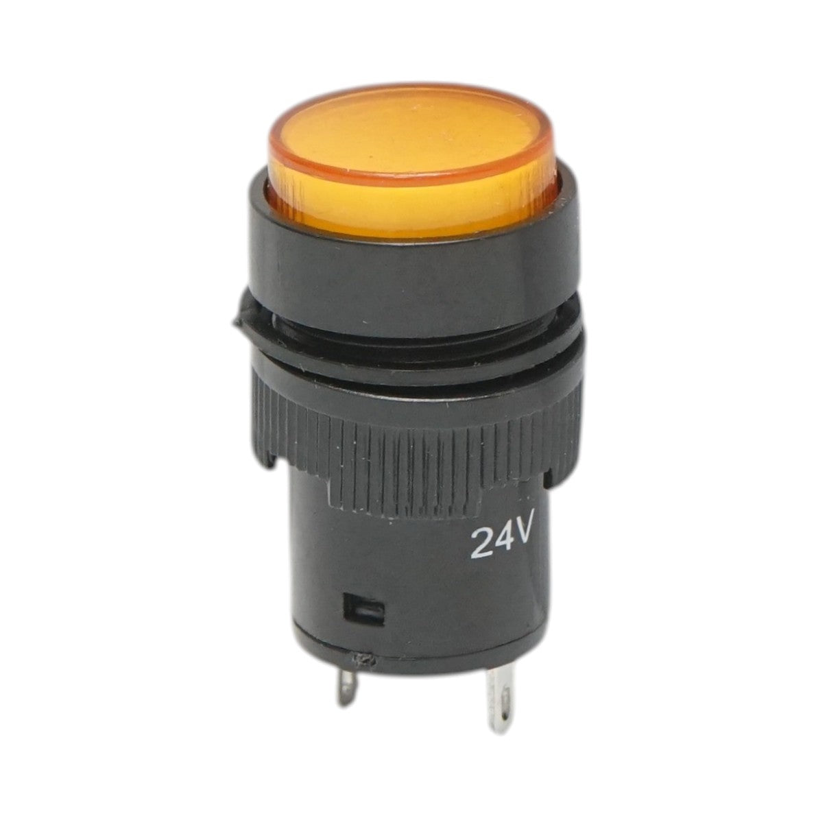 Indicatore di segnale industriale LED giallo 24V Ø 16mm Breckner Germany