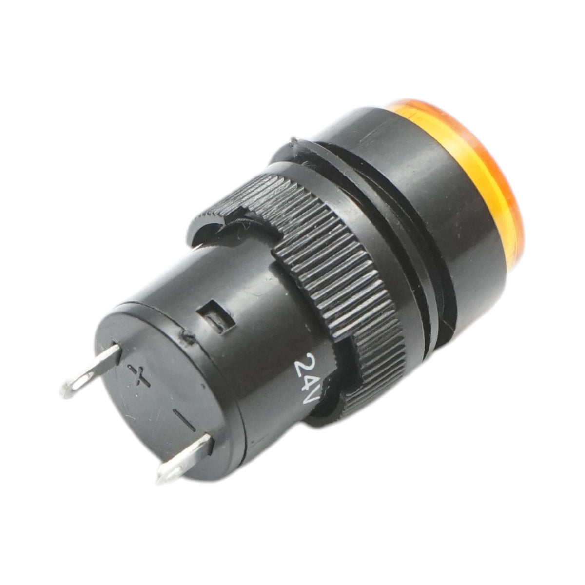 Indicatore di segnale industriale LED giallo 24V Ø 16mm Breckner Germany