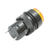 Indicatore di segnale industriale LED giallo 24V Ø 16mm Breckner Germany