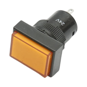 Indicatore di segnale industriale LED giallo 24V Ø 16mm quadrato Breckner Germany