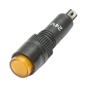 Indicatore di segnale industriale LED giallo 24V Ø 8mm Breckner Germany