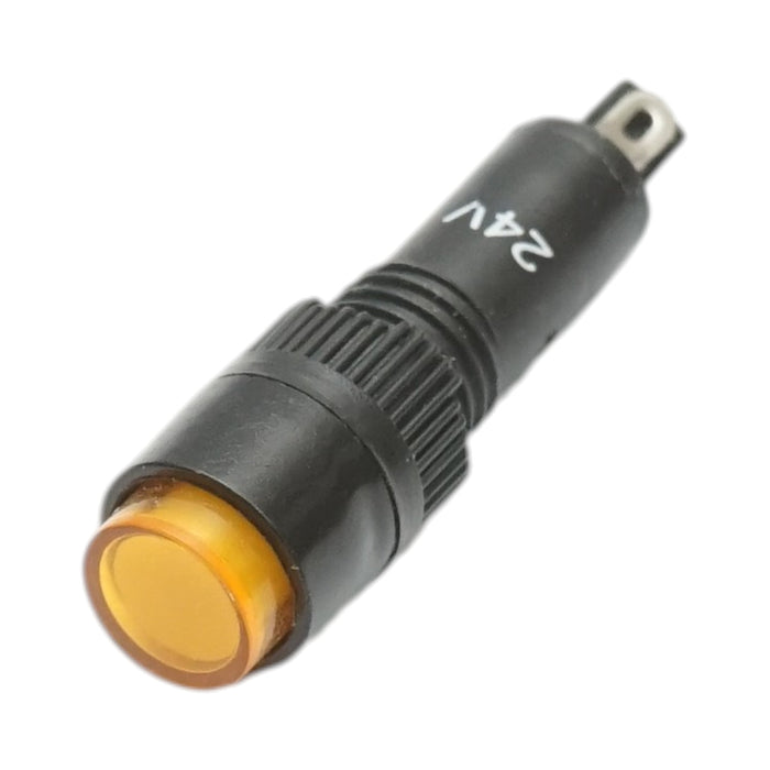 Indicatore di segnale industriale LED giallo 24V Ø 8mm Breckner Germany