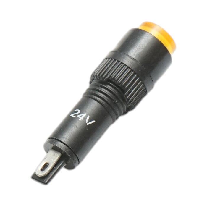 Indicatore di segnale industriale LED giallo 24V Ø 8mm Breckner Germany