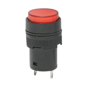 Indicatore di segnale industriale LED rosso 220V Ø 16mm Breckner Germany