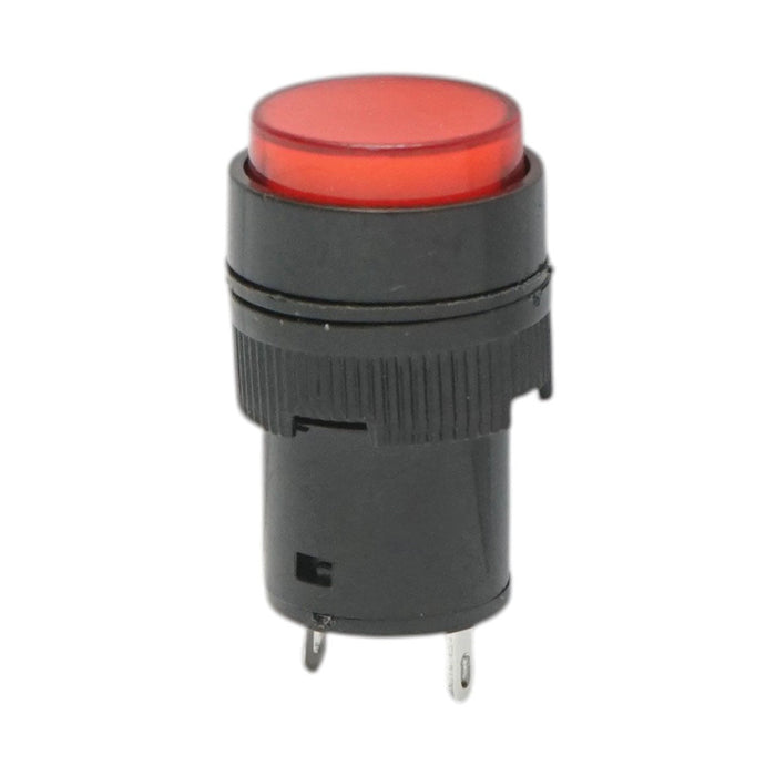 Indicatore di segnale industriale LED rosso 220V Ø 16mm Breckner Germany