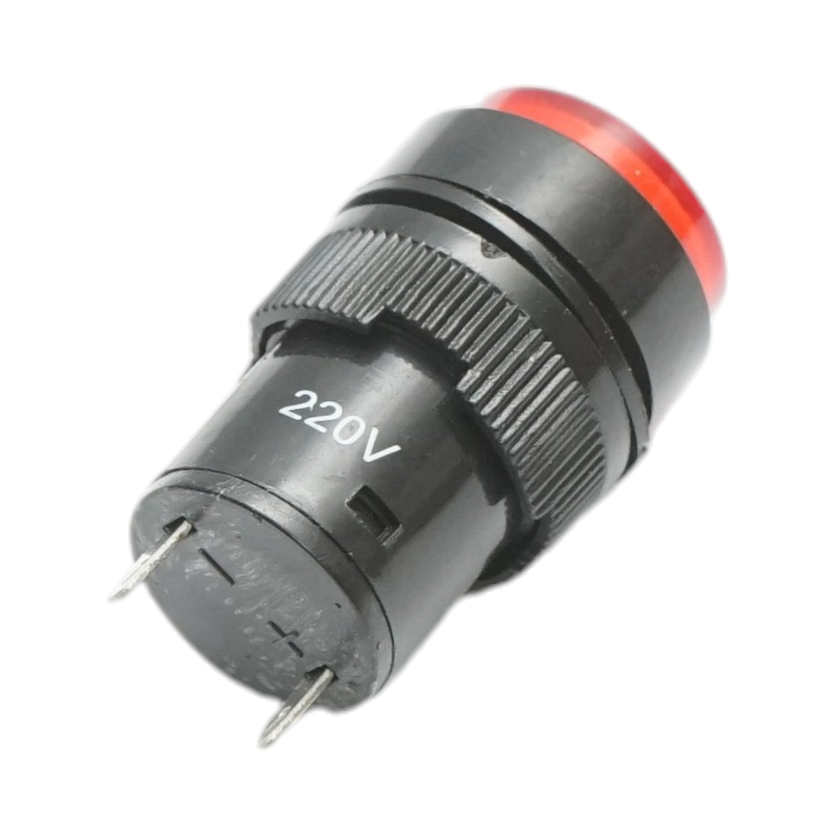 Indicatore di segnale industriale LED rosso 220V Ø 16mm Breckner Germany