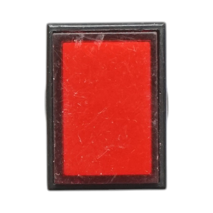 Indicatore di segnale industriale LED rosso 220V Ø 16mm quadrato Breckner Germany