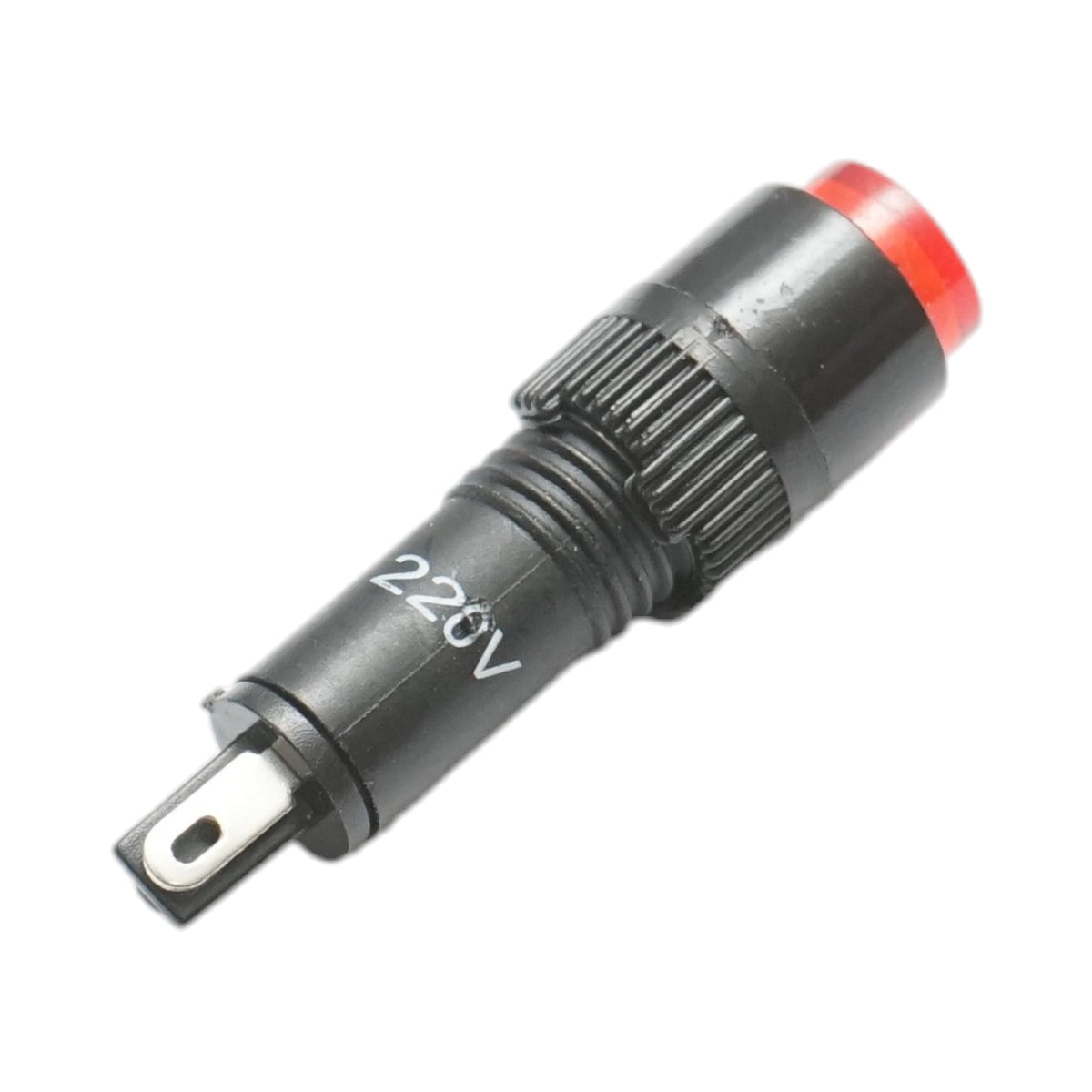 Indicatore di segnale industriale LED rosso 220V Ø 8mm Breckner Germany