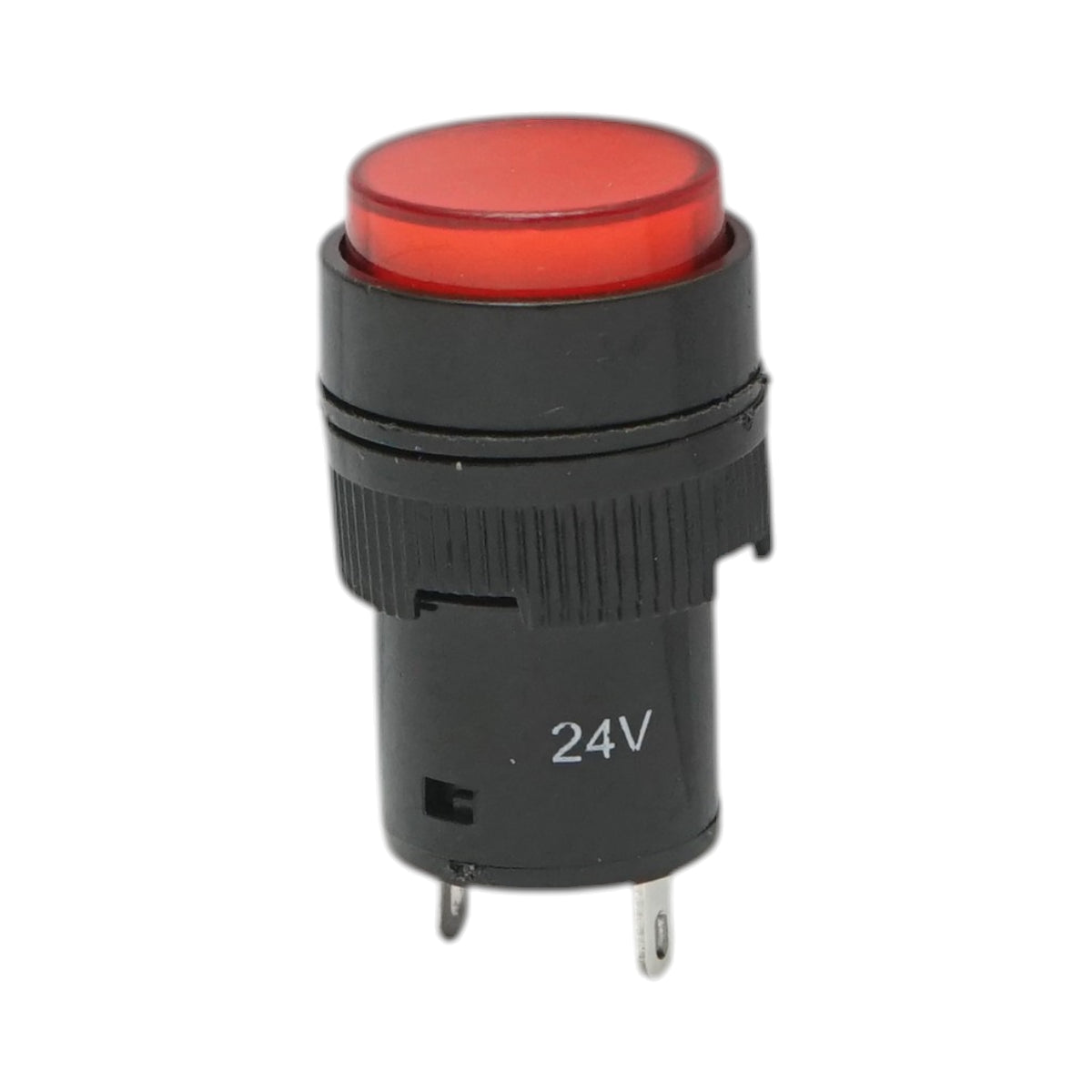 Indicatore di segnale industriale LED rosso 24V Ø 16mm Breckner Germany