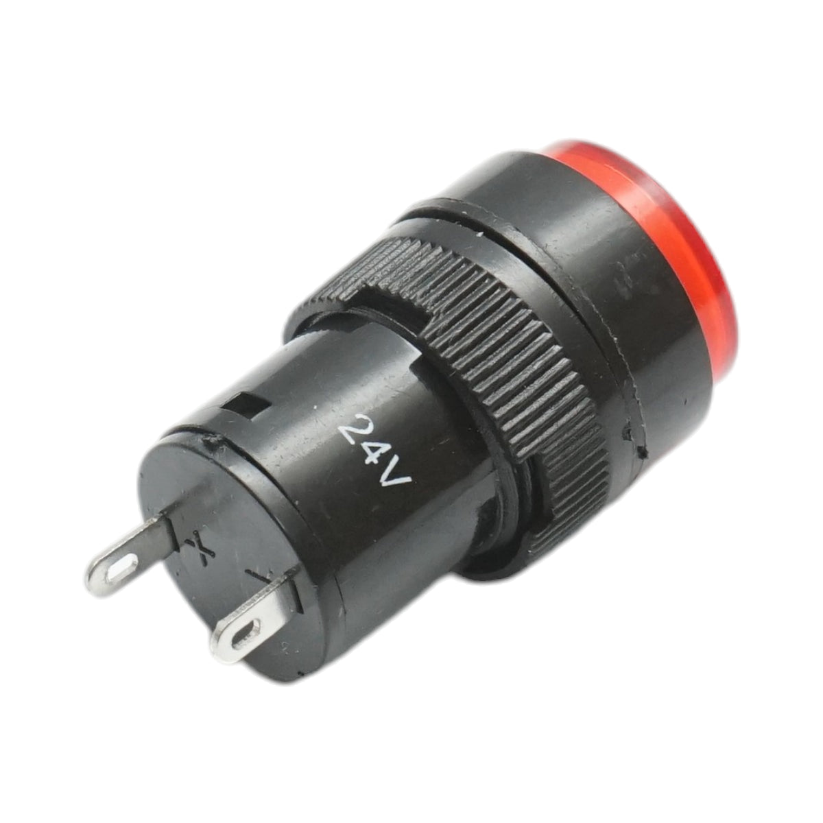 Indicatore di segnale industriale LED rosso 24V Ø 16mm Breckner Germany