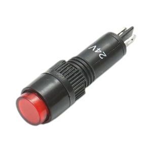 Indicatore di segnale industriale LED rosso 24V Ø 8mm Breckner Germany