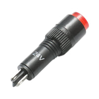 Indicatore di segnale industriale LED rosso 24V Ø 8mm Breckner Germany