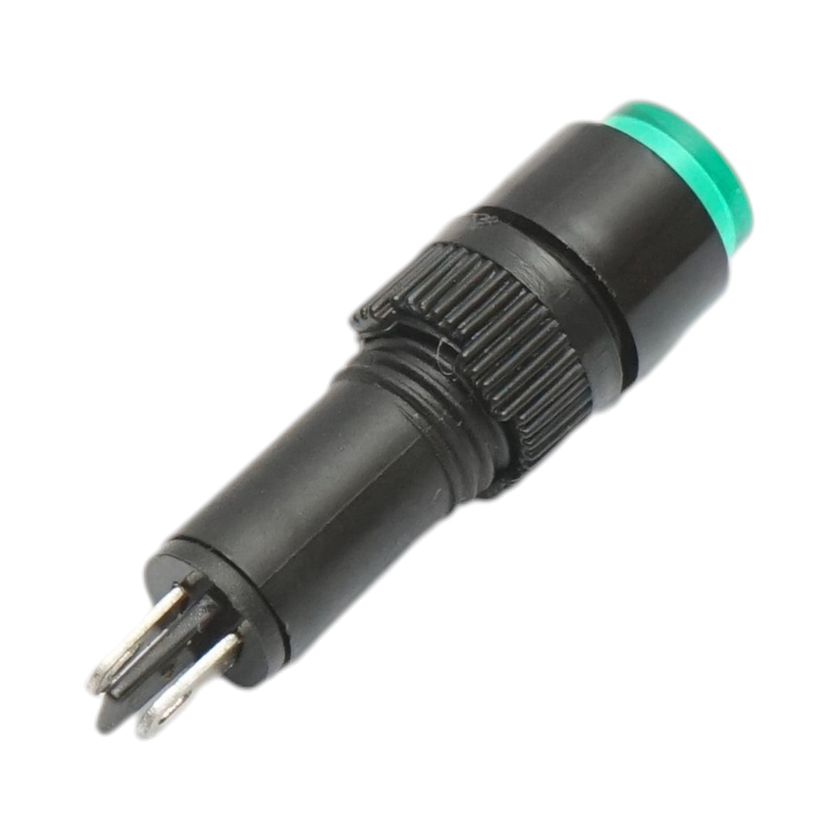 Indicatore di segnale industriale LED verde 220V Ø 8mm Breckner Germany