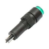 Indicatore di segnale industriale LED verde 220V Ø 8mm Breckner Germany