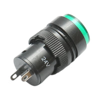 Indicatore di segnale industriale LED verde 24V Ø 16mm Breckner Germany