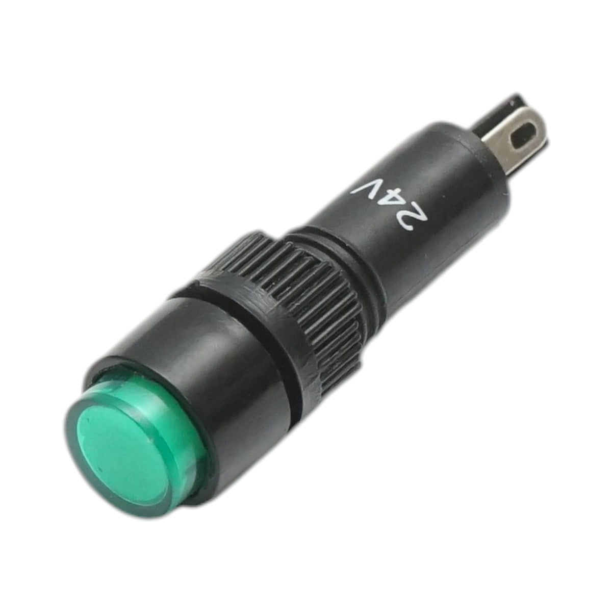 Indicatore di segnale industriale LED verde 24V Ø 8mm Breckner Germany