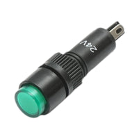 Indicatore di segnale industriale LED verde 24V Ø 8mm Breckner Germany