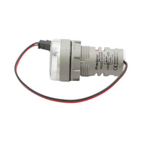 Indicatore digitale amperometro a LED bianco 0-100A, 220V/380V Ø 22mm Breckner Germany