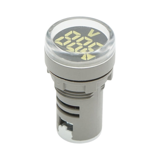 Indicatore digitale amperometro a LED bianco 50-500V AC Ø 22mm Breckner Germany