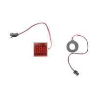 Indicatore digitale amperometro a LED rosso 0-100A, 220V/380V Ø 22mm Breckner Germany
