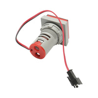 Indicatore digitale amperometro a LED rosso 0-100A, 220V/380V Ø 22mm Breckner Germany