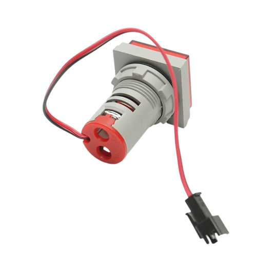 Indicatore digitale amperometro a LED rosso 0-100A, 220V/380V Ø 22mm Breckner Germany