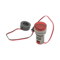 Indicatore digitale amperometro a LED rosso 0-100A, 220V/380V Ø 22mm Breckner Germany