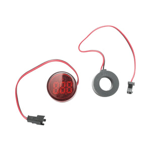 Indicatore digitale amperometro a LED rosso 0-100A, 220V/380V Ø 22mm Breckner Germany