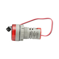 Indicatore digitale amperometro a LED rosso 0-100A, 220V/380V Ø 22mm Breckner Germany