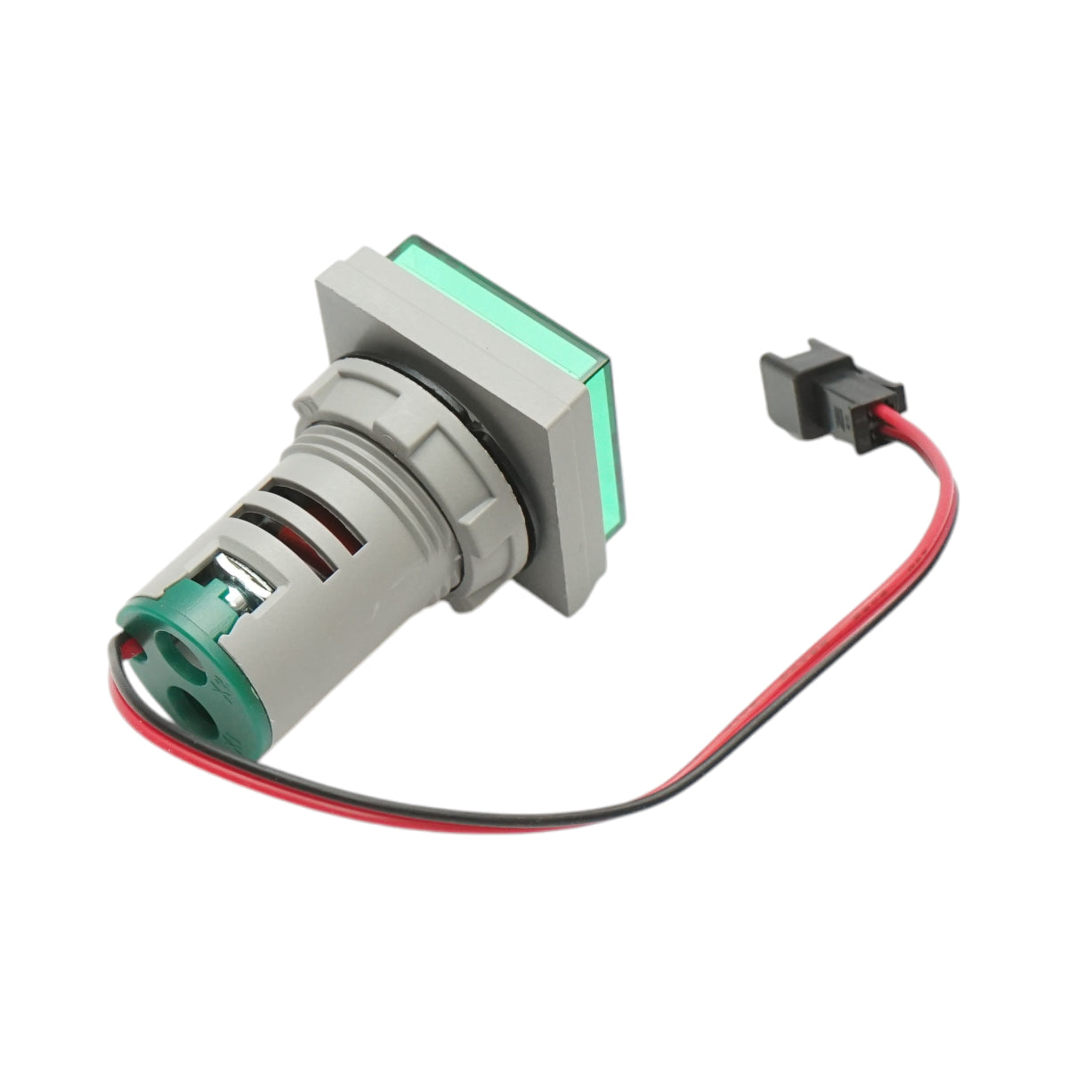 Indicatore digitale amperometro a LED verde 0-100A, 220V/380V Ø 22mm Breckner Germany