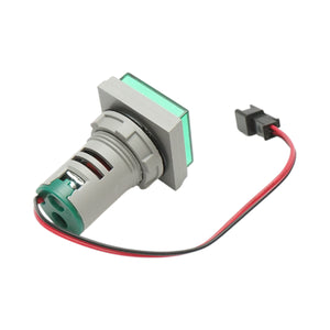Indicatore digitale amperometro a LED verde 0-100A, 220V/380V Ø 22mm Breckner Germany