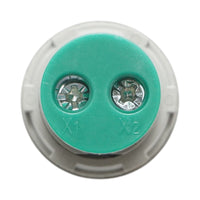 Indicatore digitale amperometro a LED verde 50-500V AC Ø 22mm Breckner Germany