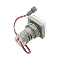 Indicatore digitale amperometro e voltmetro LED bianco 0-100A/50-500V AC Ø 22mm Breckner Germany