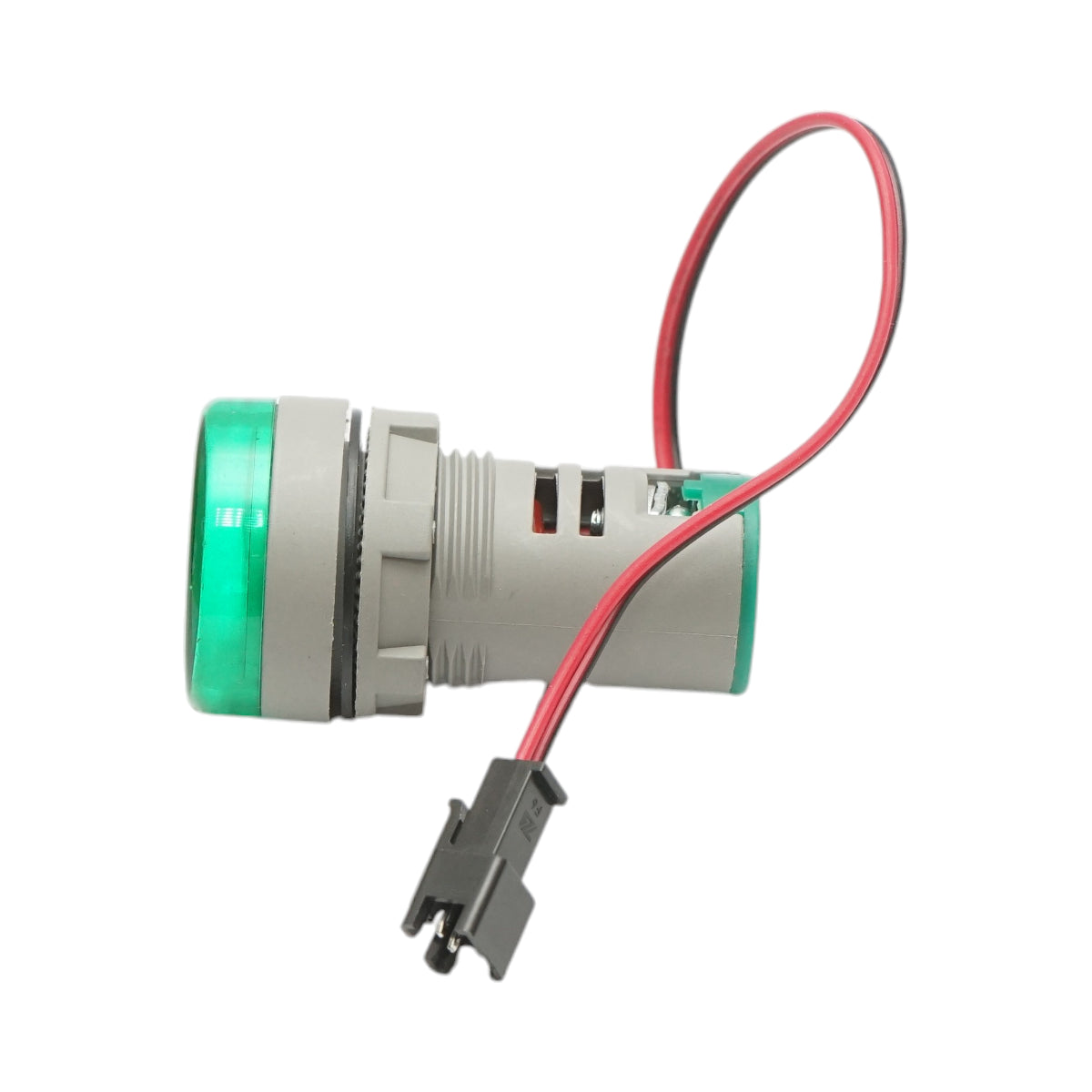 Indicatore digitale amperometro e voltmetro LED verde 0-100A/50-500V AC Ø 22mm Breckner Germany