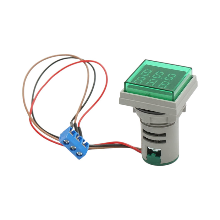 Indicatore digitale contatore LED verde 0-999999, 220V/380V AC Ø 22mm Breckner Germany