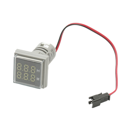 Indicatore digitale delle ore di funzionamento LED bianco 0-999H, 220V/380V AC Ø 22mm Breckner Germany