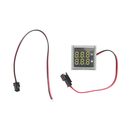 Indicatore digitale delle ore di funzionamento LED bianco 0-999H, 220V/380V AC Ø 22mm Breckner Germany