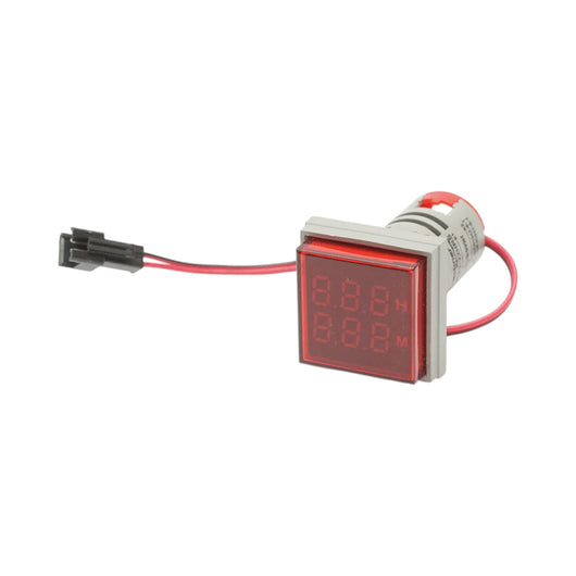 Indicatore digitale delle ore di funzionamento LED rosso 0-999H, 220V/380V AC Ø 22mm Breckner Germany