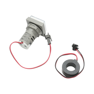 Indicatore digitale di frequenza, amperometro, voltmetro LED bianco 0-99Hz/0-100A/50-500V AC Ø 22mm Breckner Germany