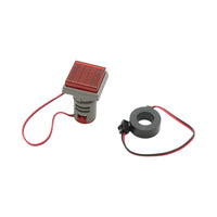 Indicatore digitale di frequenza, amperometro, voltmetro LED rosso 0-99Hz/0-100A/50-500V AC Ø 22mm Breckner Germany