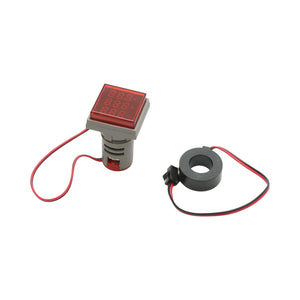 Indicatore digitale di frequenza, amperometro, voltmetro LED rosso 0-99Hz/0-100A/50-500V AC Ø 22mm Breckner Germany