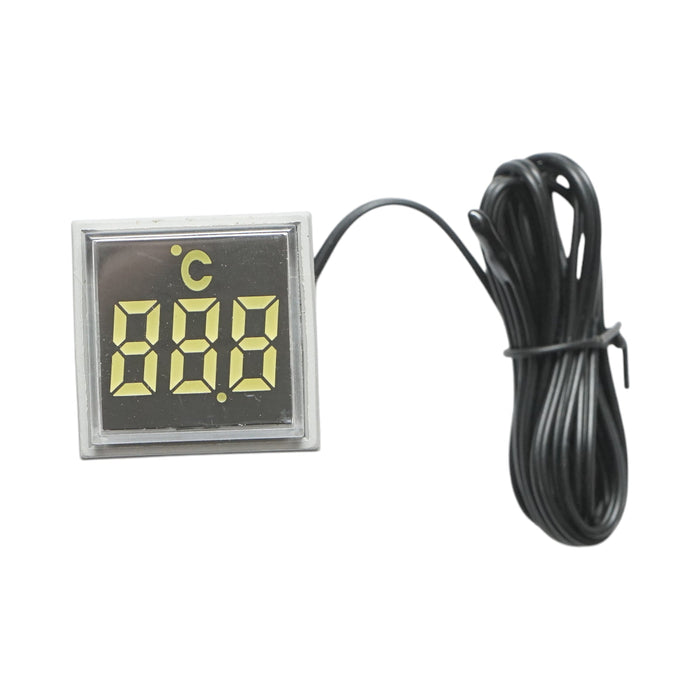 Indicatore digitale di temperatura con sonda LED bianca 220V/380V AC Ø 22mm Breckner Germany