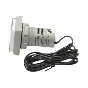 Indicatore digitale di temperatura con sonda LED bianca 220V/380V AC Ø 22mm Breckner Germany