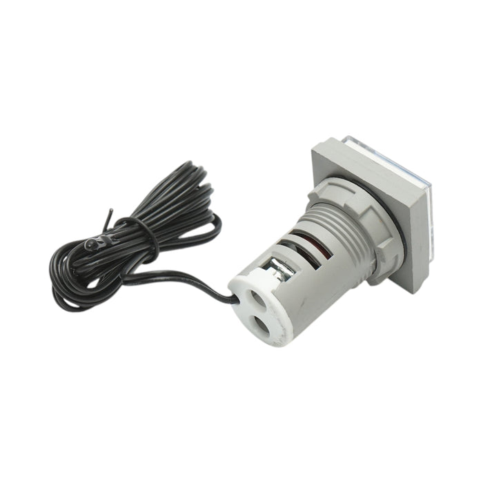 Indicatore digitale di temperatura con sonda LED bianca 220V/380V AC Ø 22mm Breckner Germany